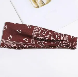 Brown Bandana Stirnband