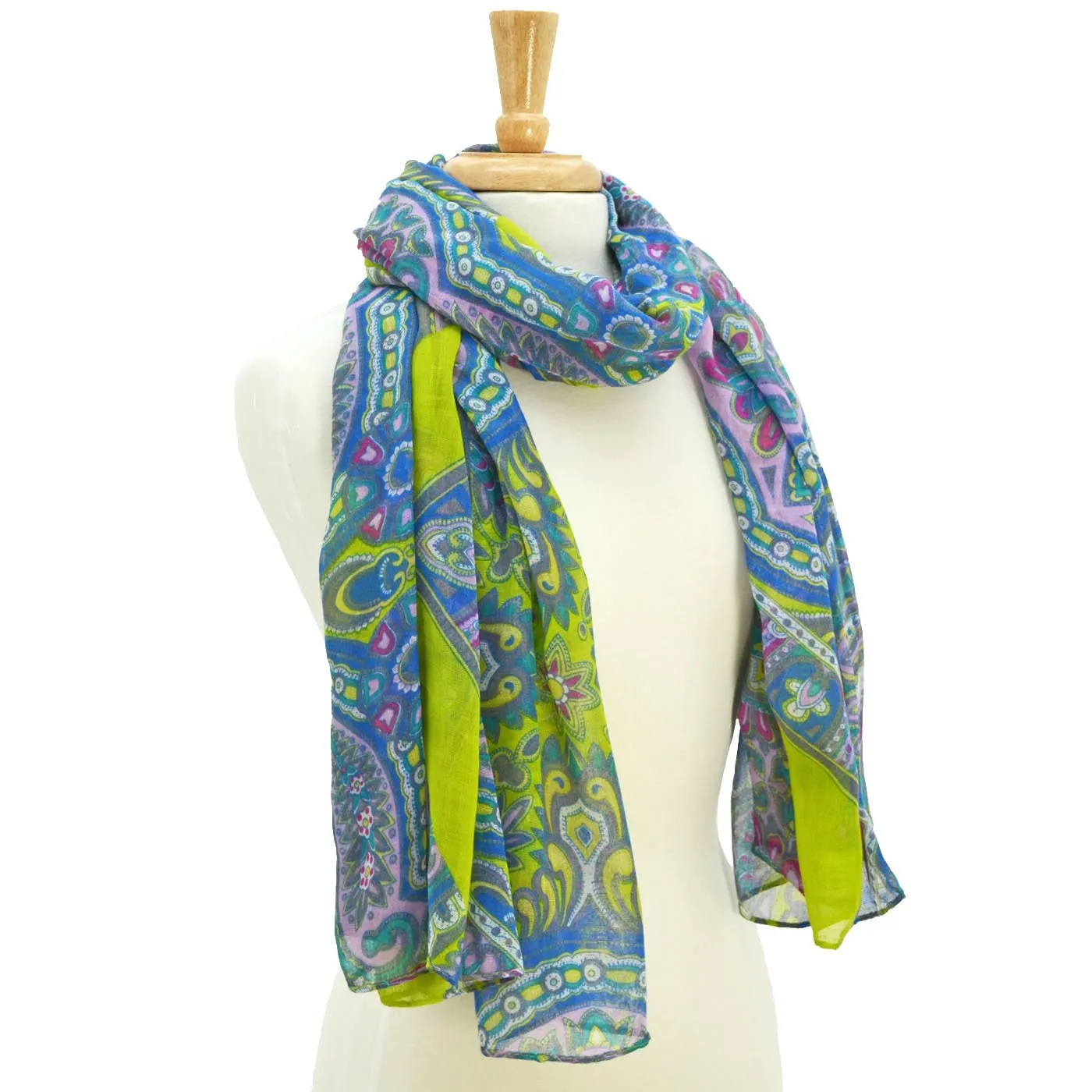 Celine Paisley Print Scarf