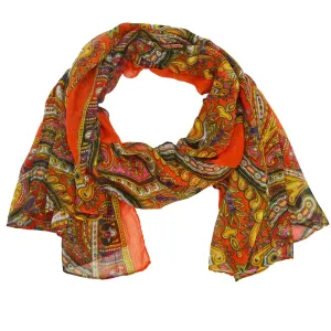 Celine Paisley Print Scarf