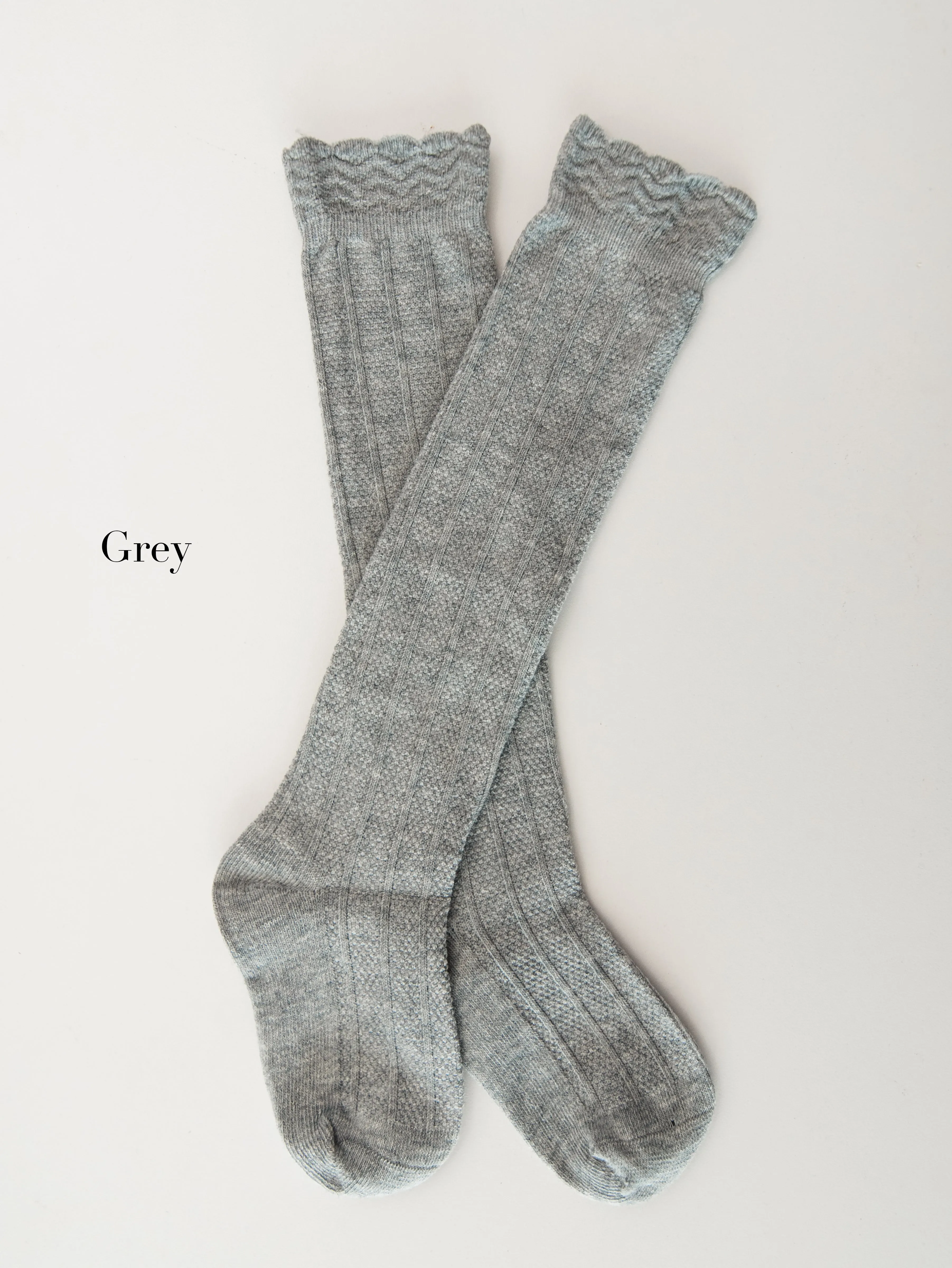 Children's Cable Knit Socks