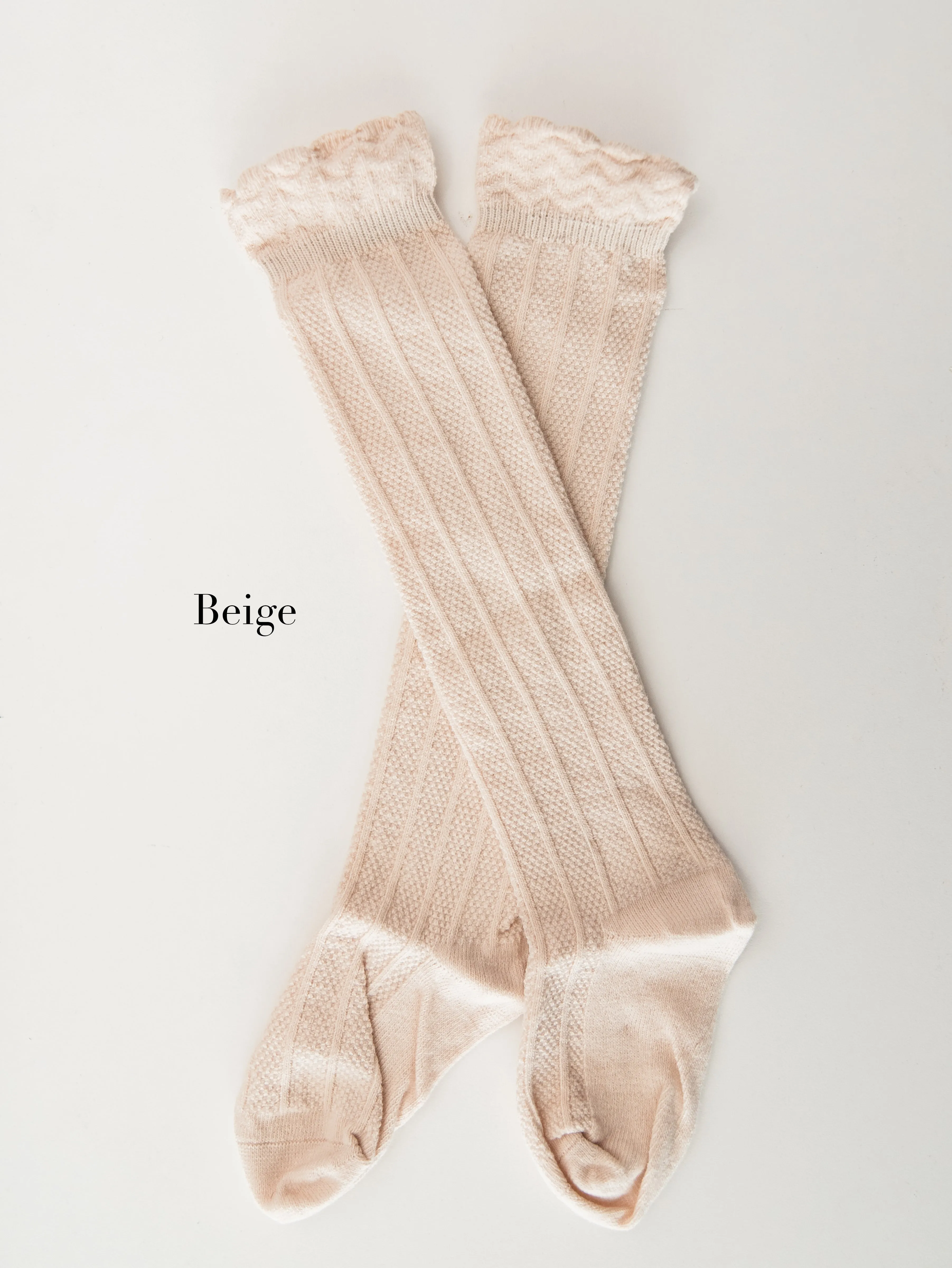 Children's Cable Knit Socks