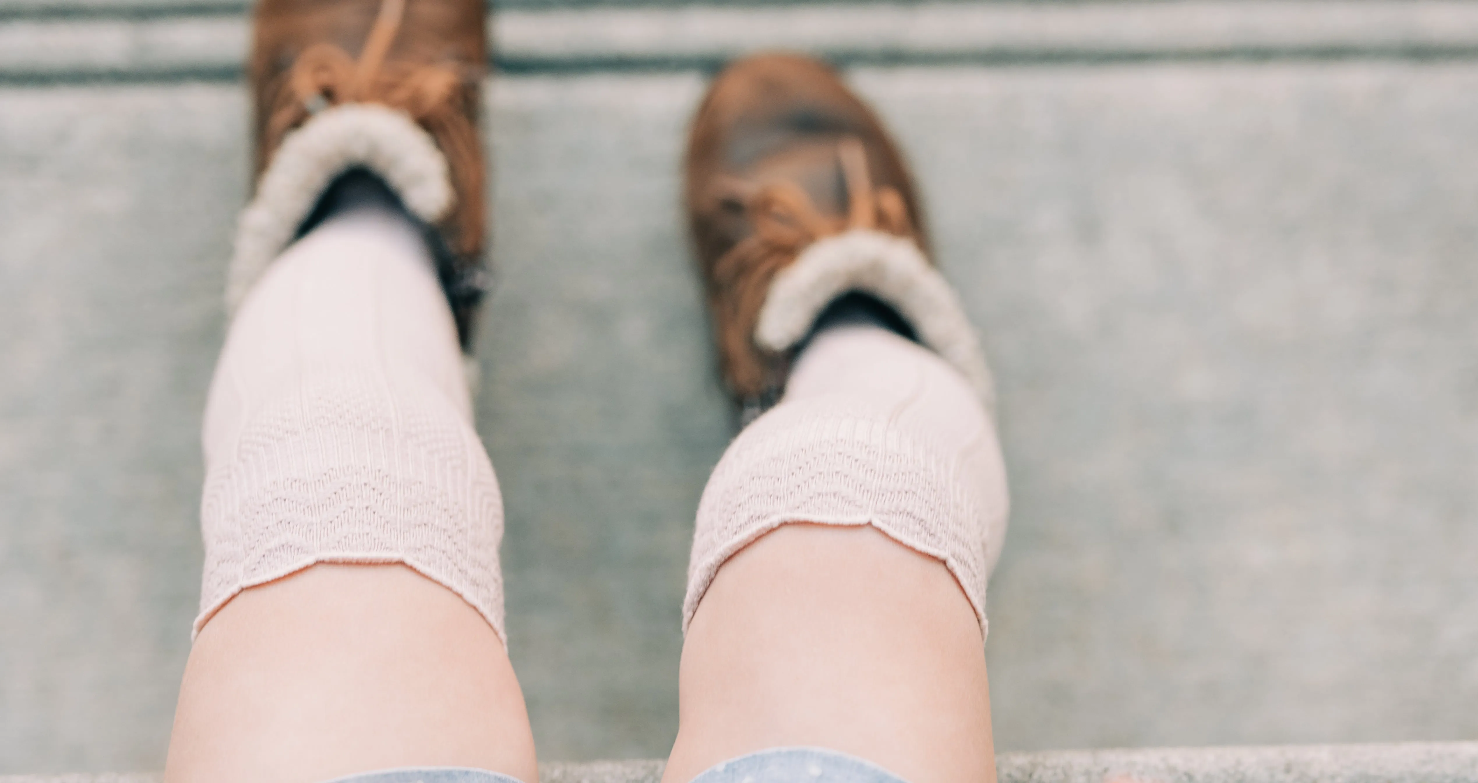Children's Cable Knit Socks