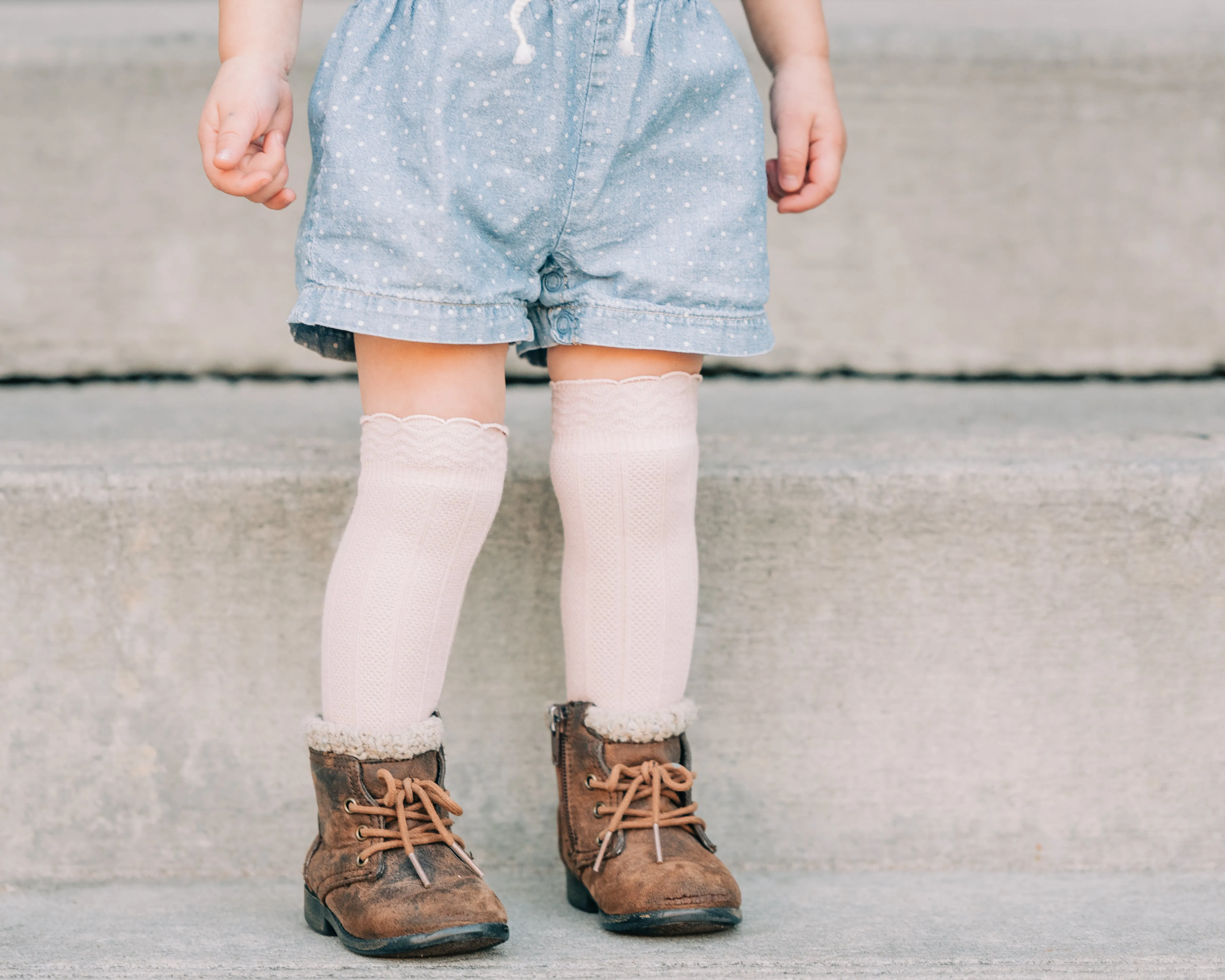 Children's Cable Knit Socks