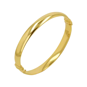 Chunky Hinged Bangle (7mm)