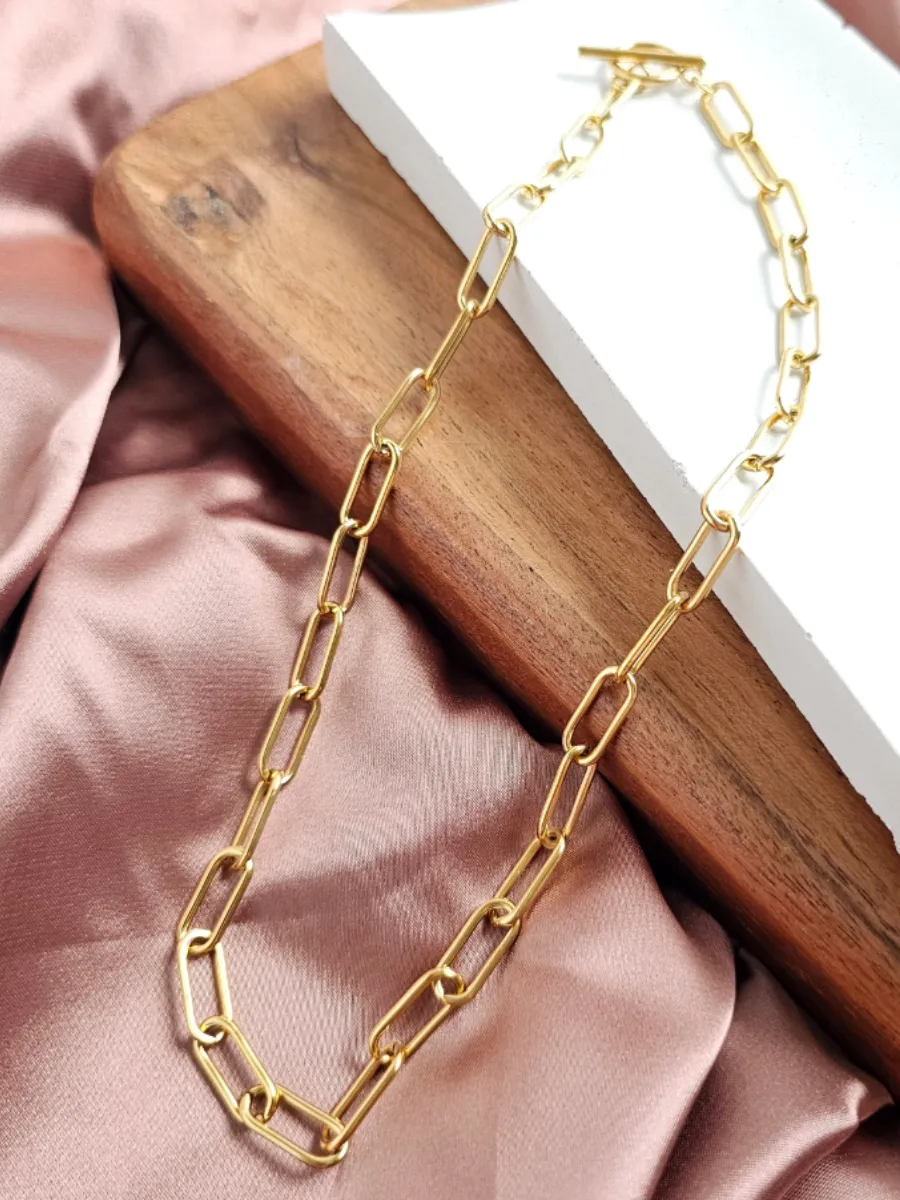 Chunky Paperclip Necklace