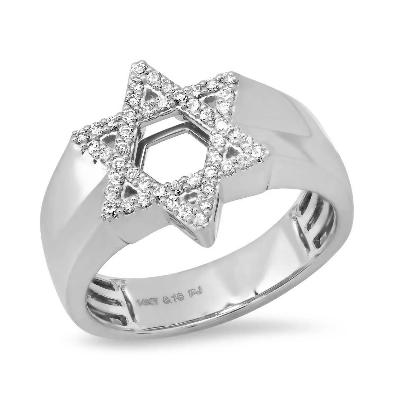 Chunky Star of David Signet Ring