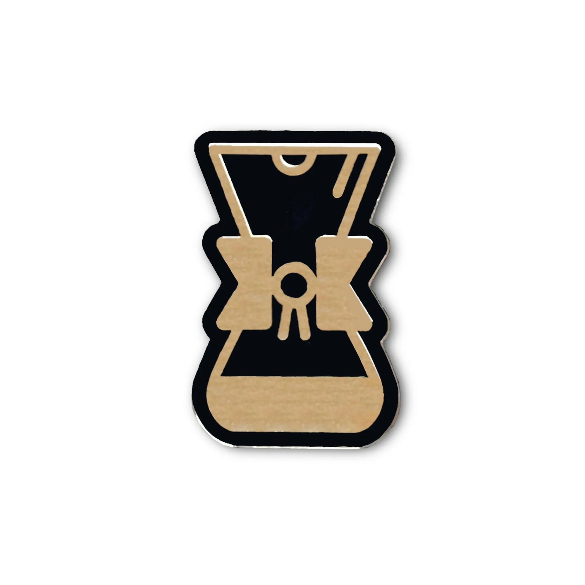 Coffee Collection: Chemex Coffee Maker Lapel Enamel Pin