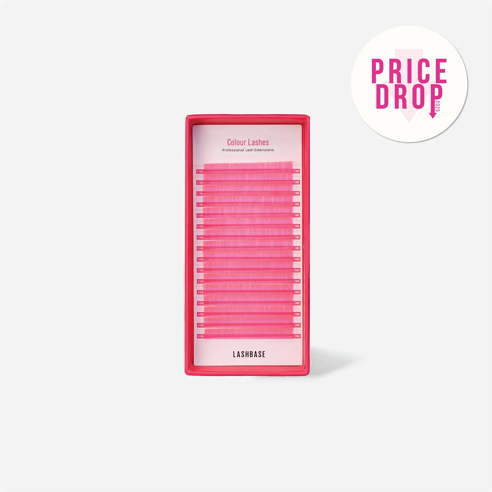 Colour Lashes - Neon Pink