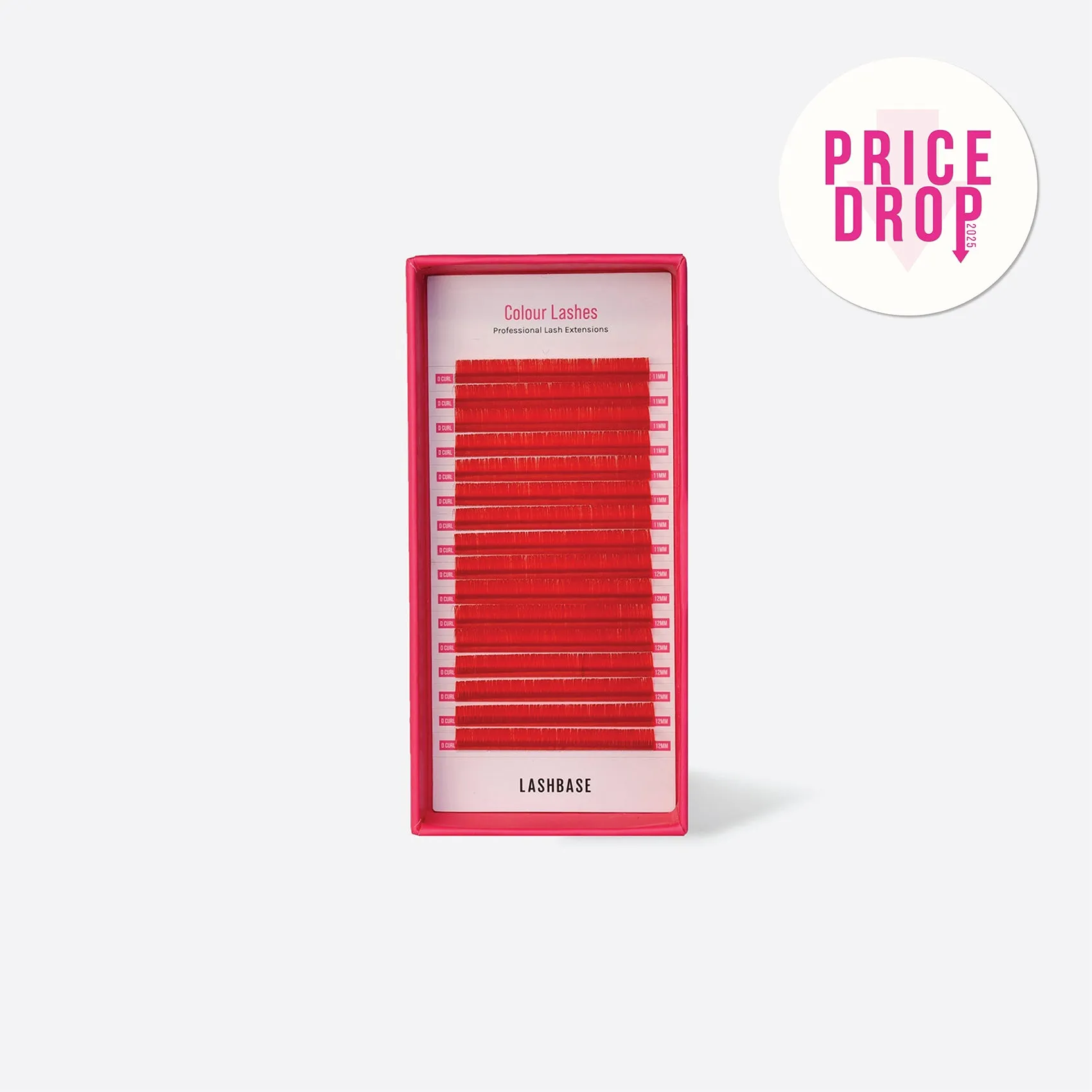 Colour Lashes - Red