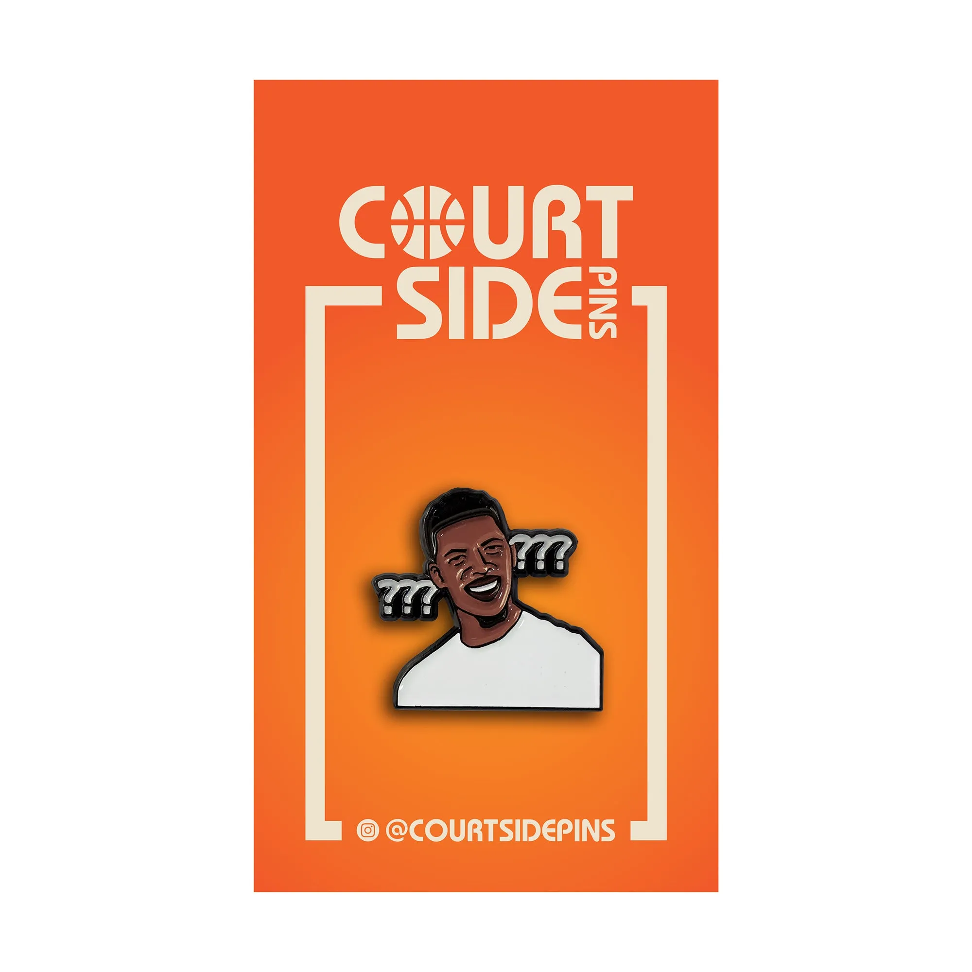 Courtside Pins: Confused Meme Lapel Enamel Pin