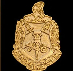 Crest Tie Pin, Gold