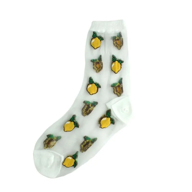 Cute Women Cartoon Fruit Socks