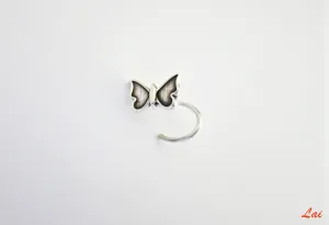 Dainty, and very quaint butterfly nose pin