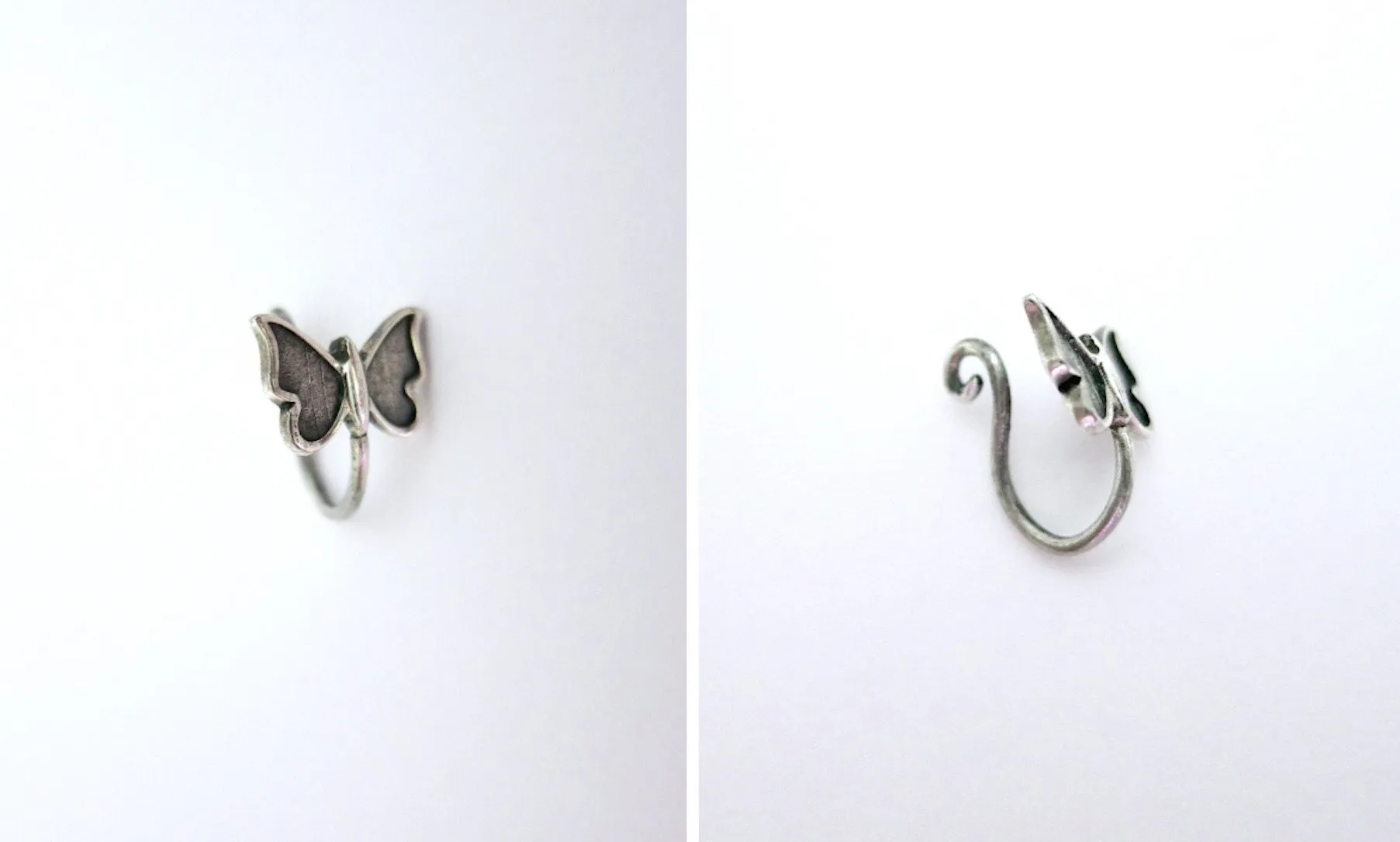 Dainty, and very quaint butterfly nose pin