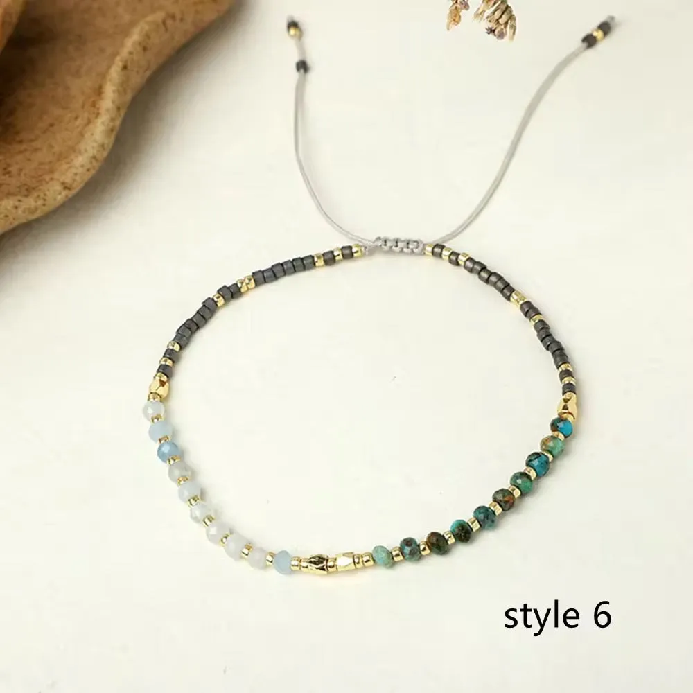 Dainty Gemstone Boho Bracelets
