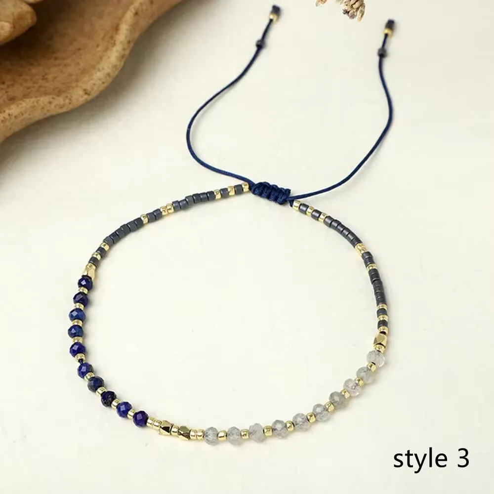 Dainty Gemstone Boho Bracelets