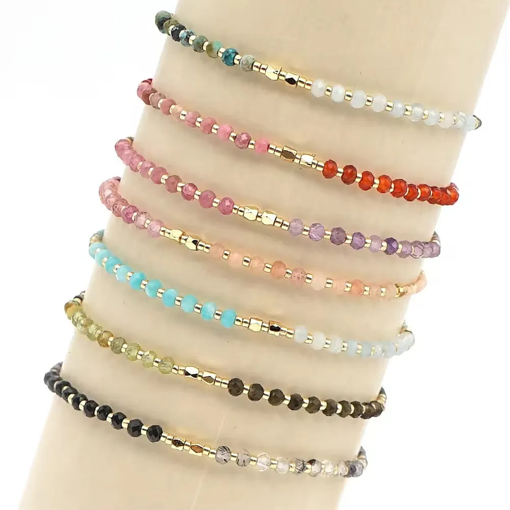 Dainty Gemstone Boho Bracelets