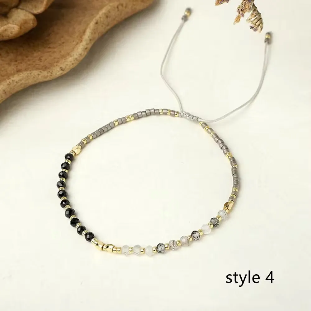 Dainty Gemstone Boho Bracelets