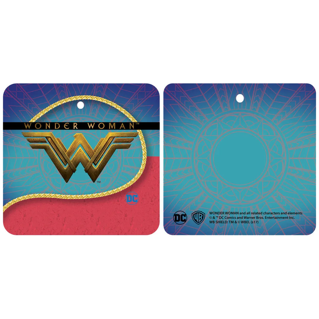 DC Wonder Woman Logo 3D Paisley Official Men's T-shirt (Red)