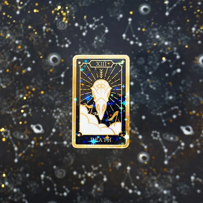 Death | Holographic Sticker