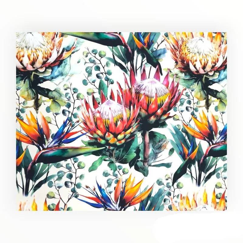 DigPolybrush Protea Strelitzia Watercolour DGPS 140 cm