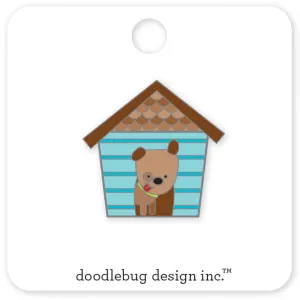 Doodlebug - Doggone Cute - Collectable Pins - Happy Home / 5312
