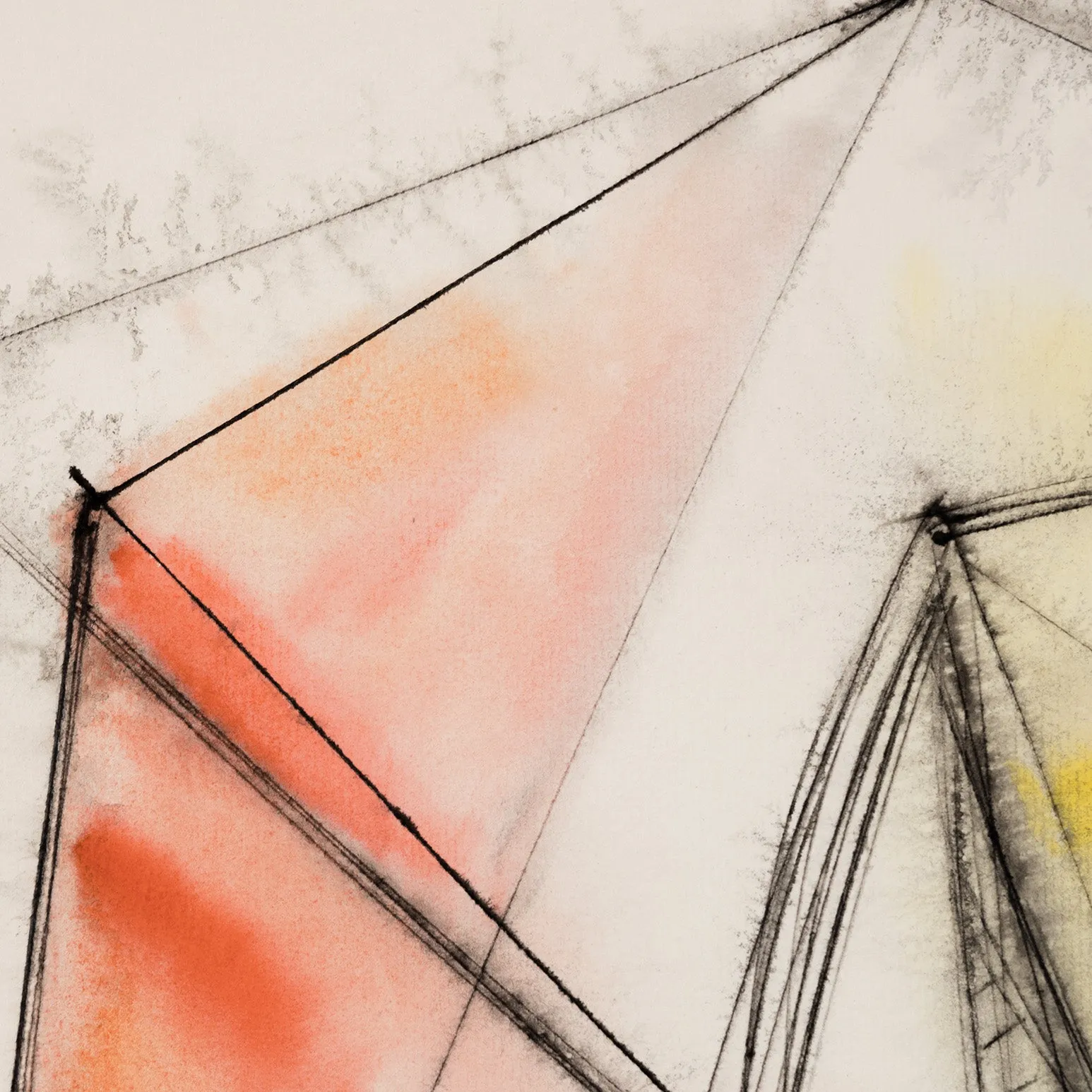 DOROTHY DEHNER “AFFINITIES” INK AND WATERCOLOR, 1951
