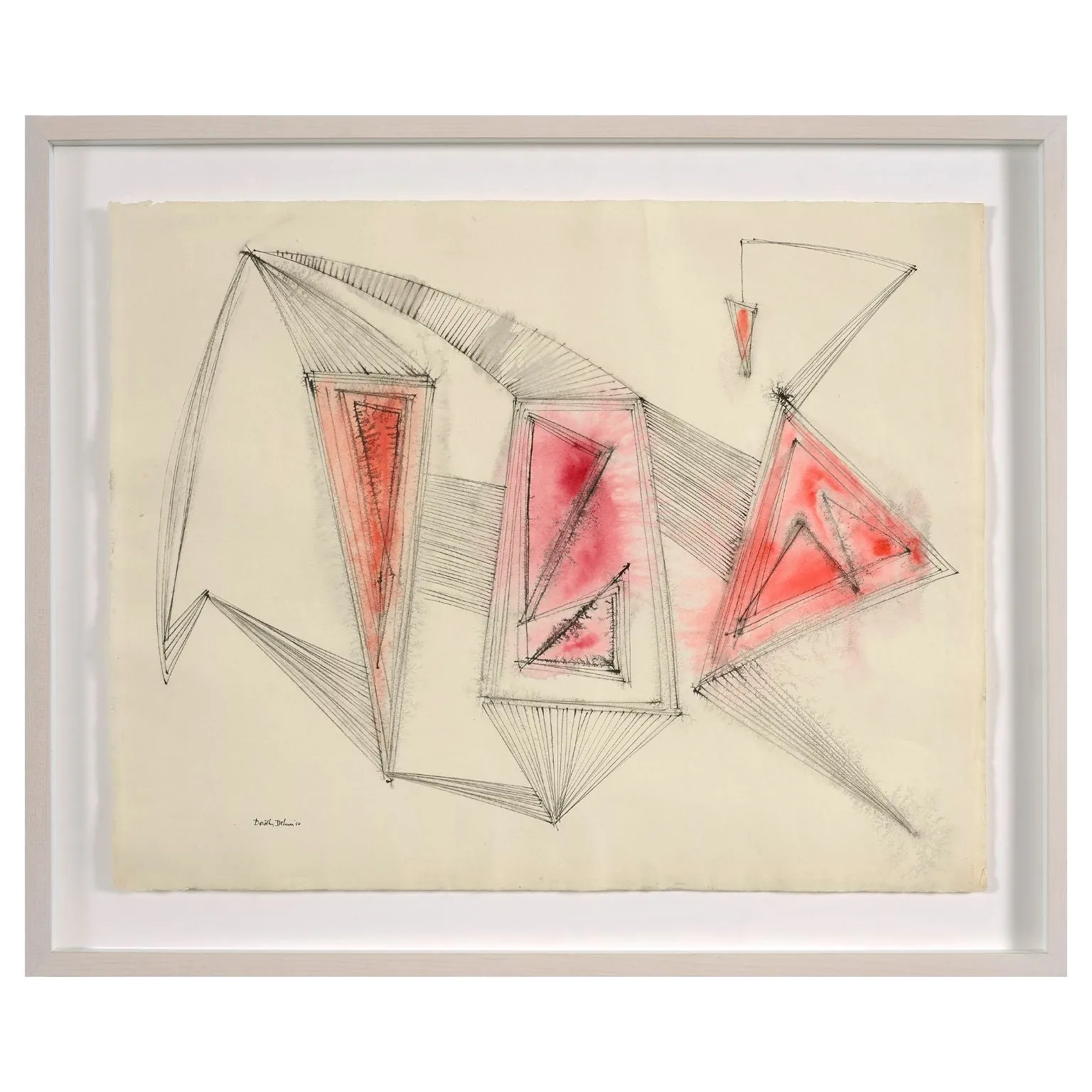 DOROTHY DEHNER “UNTITLED - MARTEN” INK AND WATERCOLOR, 1950