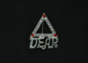 DST Pyramid Delta Dear Bling Pin