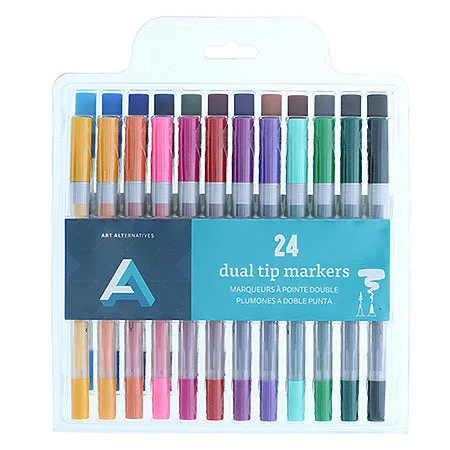 Dual Tip Marker Set, 24pc