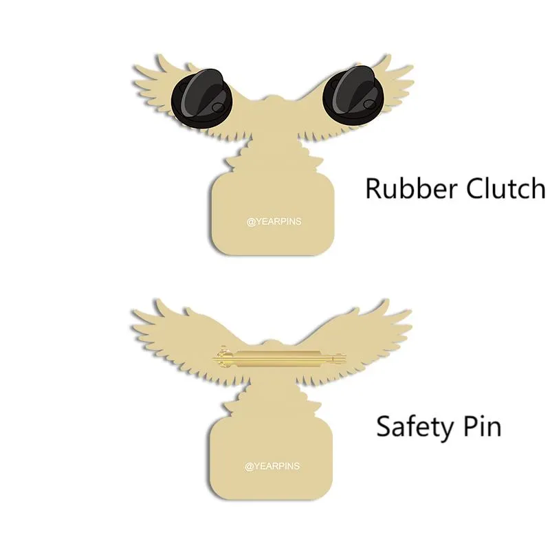Eagle Pin with Custom Logo