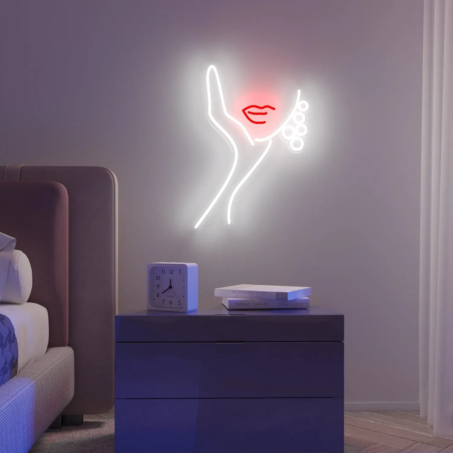 Earrings by Clara Bergel - LED Neon Sign