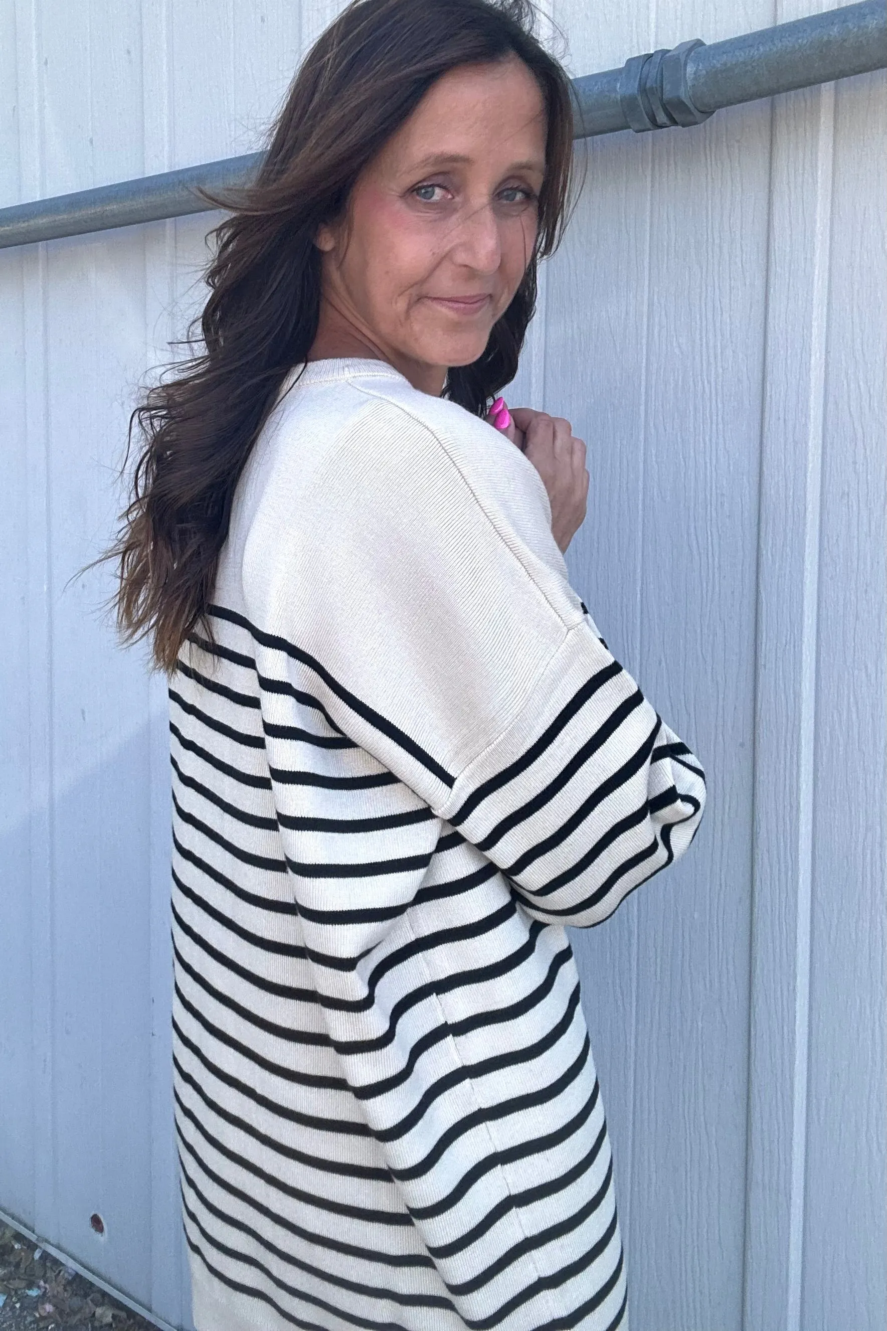 Evelyn Chunky Stripe Sweater