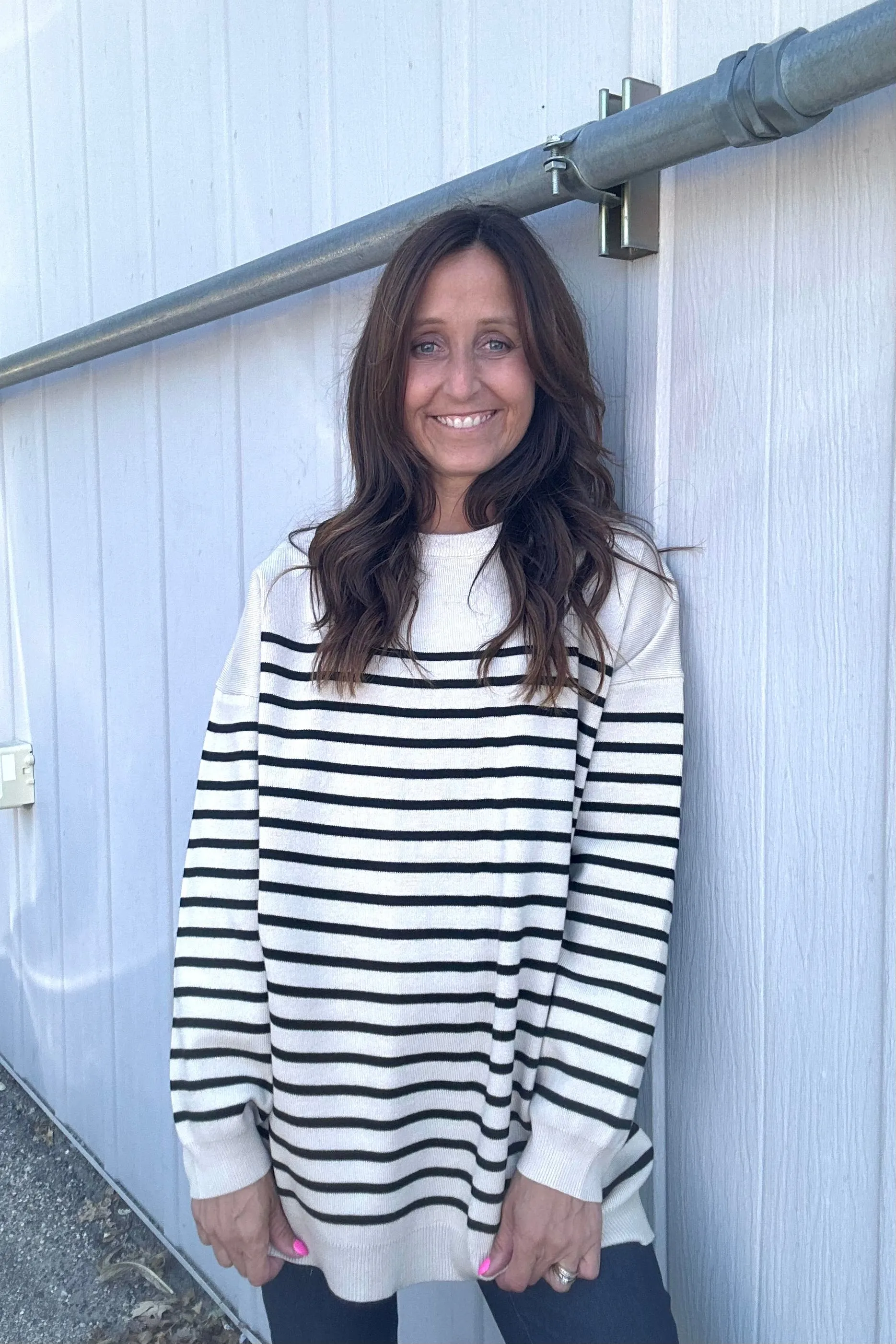 Evelyn Chunky Stripe Sweater