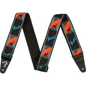 Fender 2" Neon Monogrammed Guitar Strap