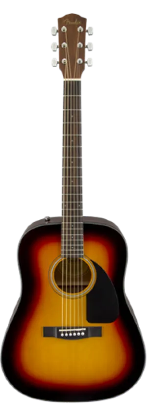Fender CD-60 Dreadnought V3 DS, Walnut Fingerboard, Sunburst - See Description