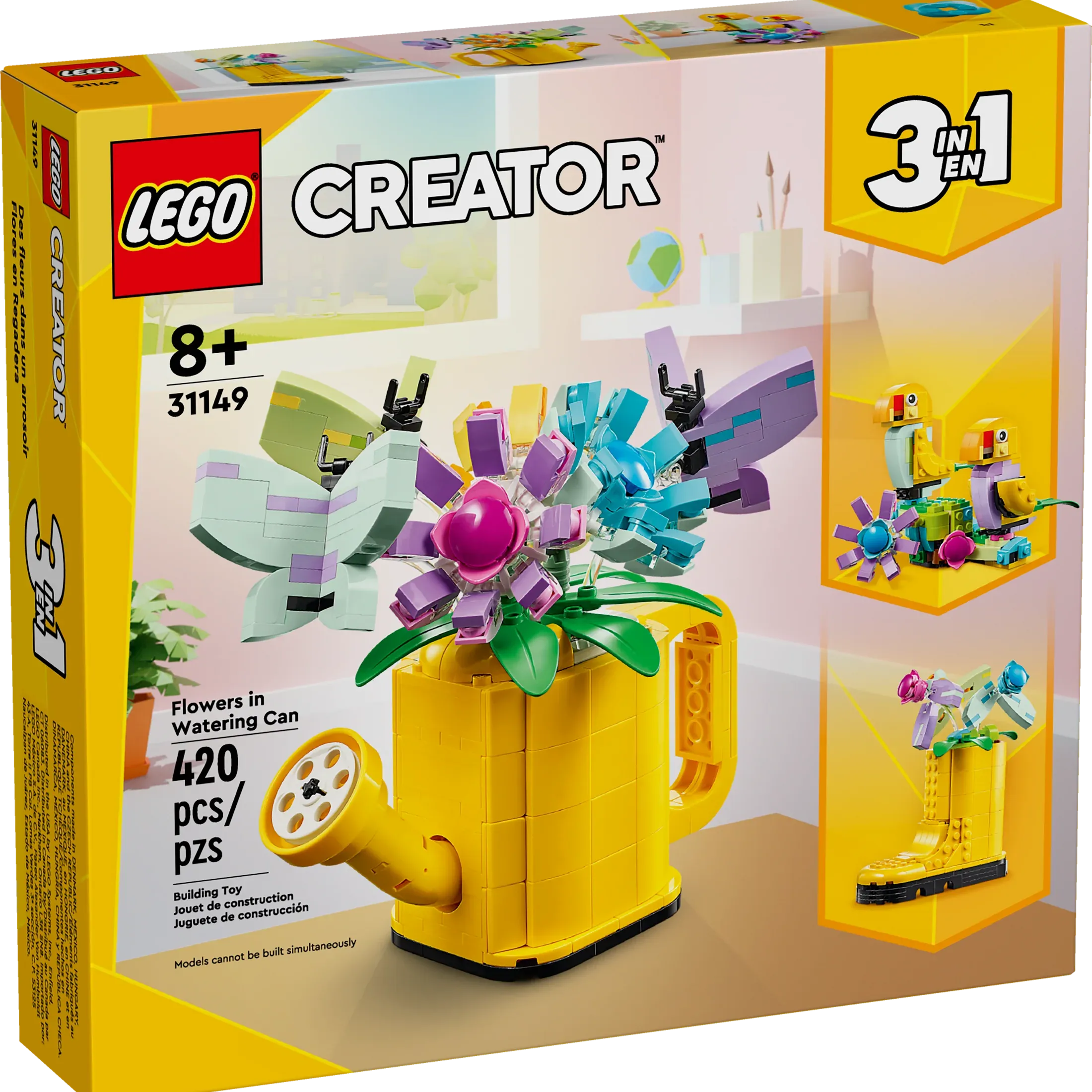 Flowers In Watering Can