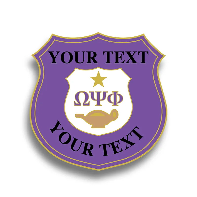 Fraternity Pin with Custom Design - Omega Psi Phi