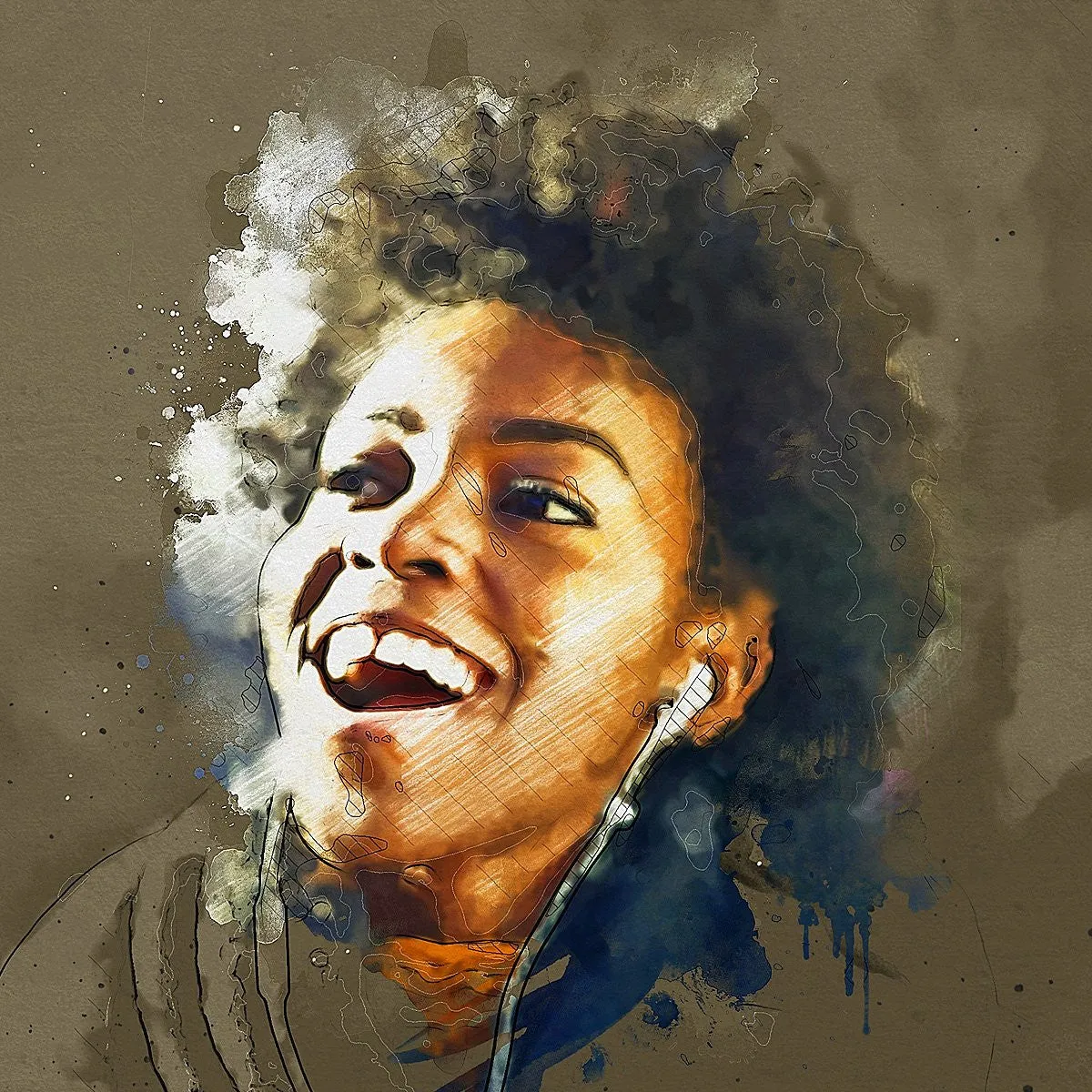 Free Abstract Watercolor Art In Photoshop