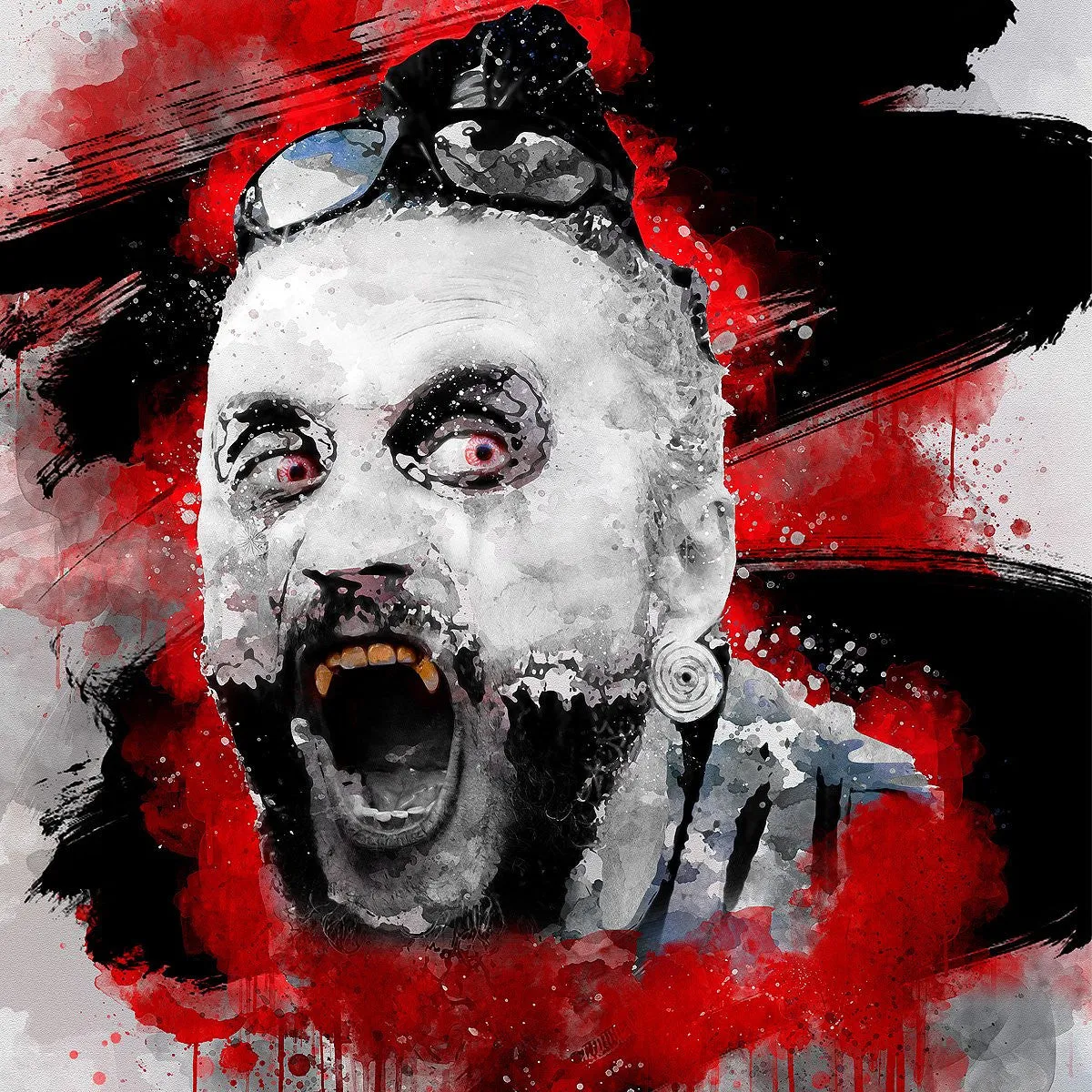 Free Mix Red Watercolor Art Photoshop Action