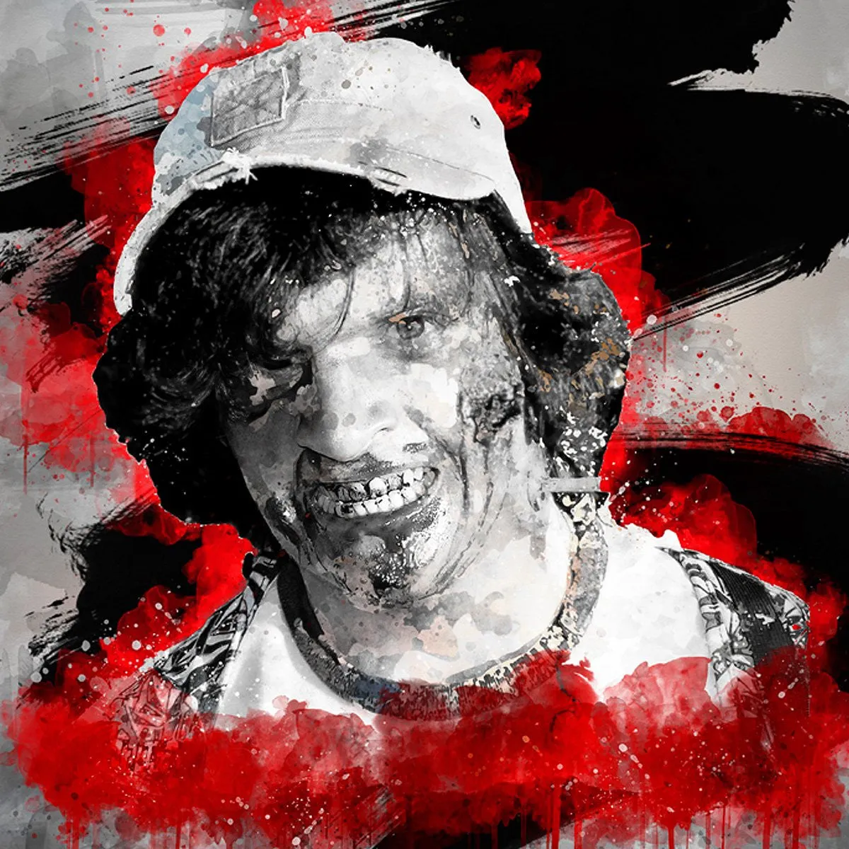 Free Mix Red Watercolor Art Photoshop Action