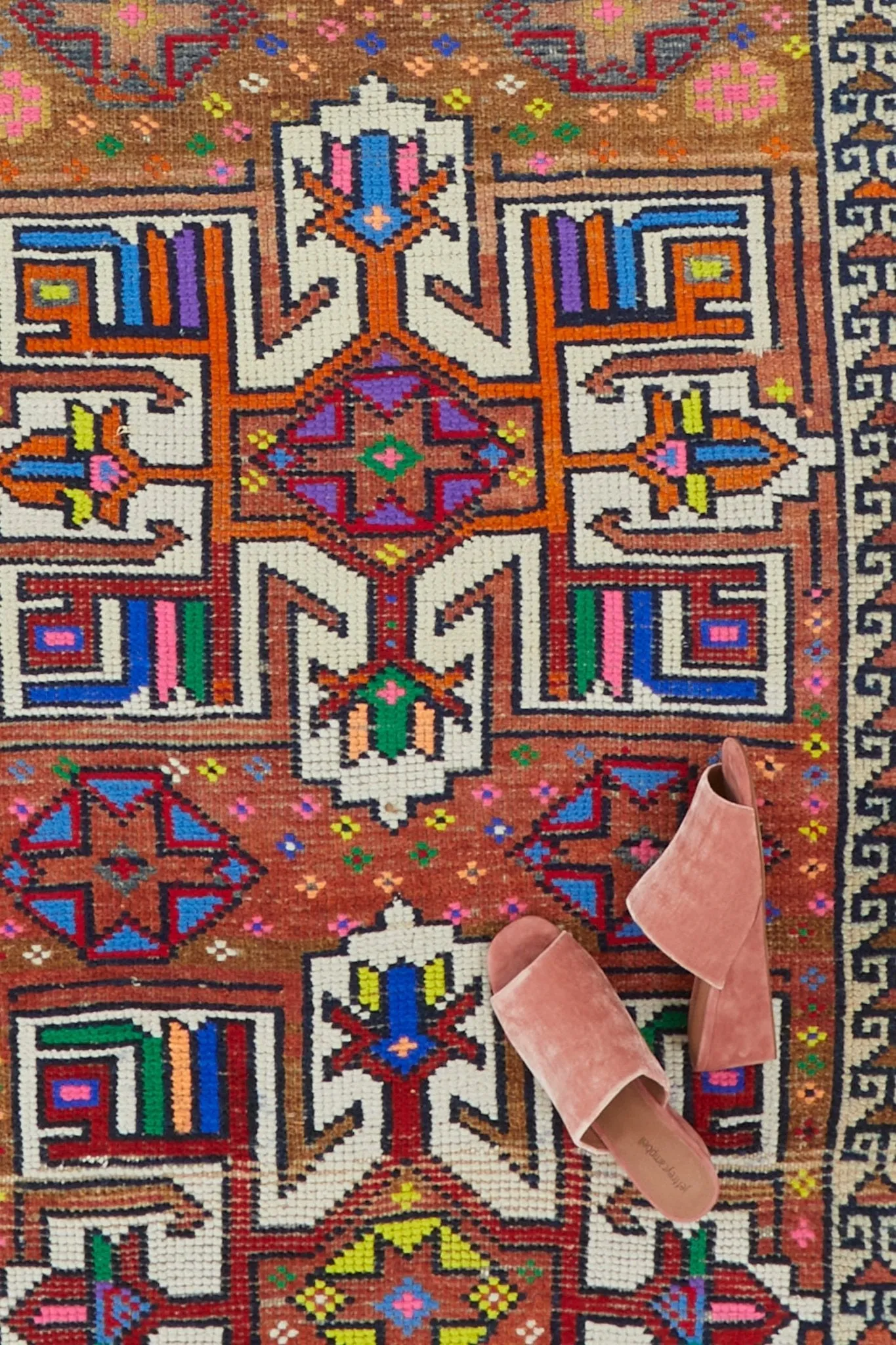 'Ginger' Vintage Turkish Runner - 2'9.5'' x 12'2''