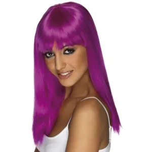Glamourama Wig - Neon Purple, Long