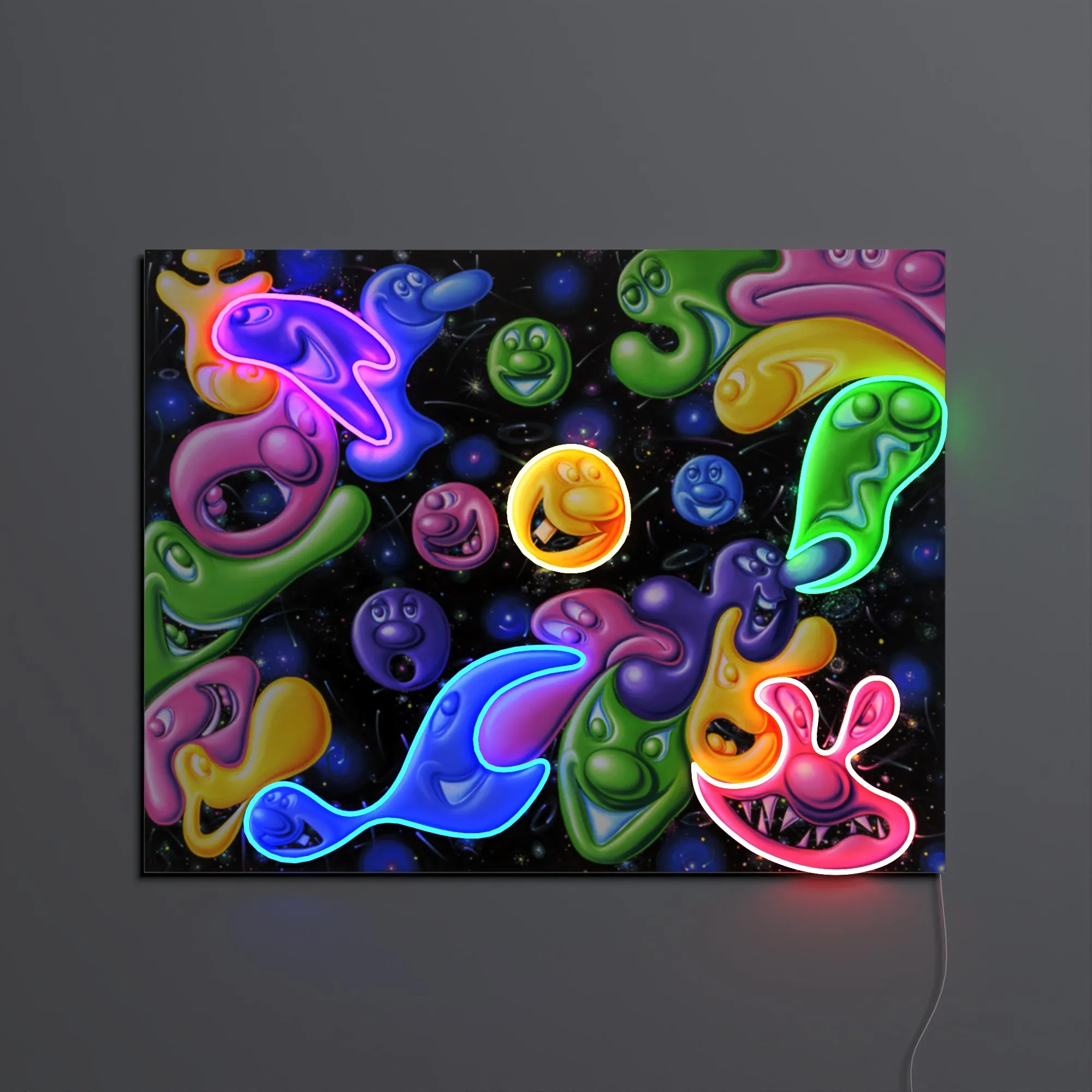 Globzoz Neon Sign by Kenny Scharf