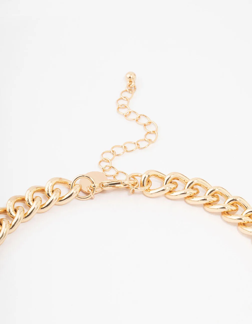 Gold Statement Chain Necklace