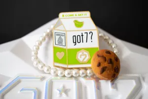 GOT7 Milk Hard Enamel Pin