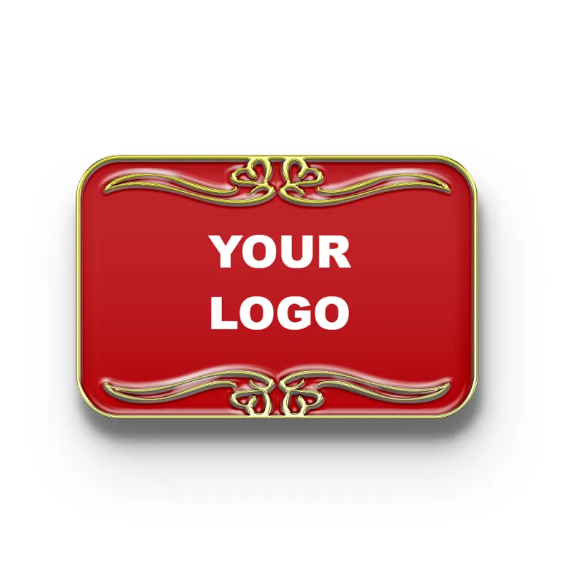 Greeting Card Pin with Custom Logo