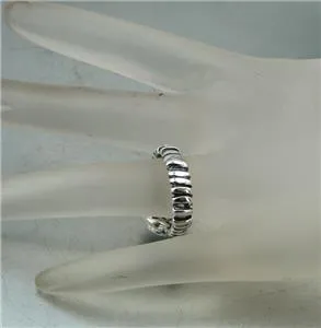 Hadar Designers Handmade 925 Sterling Silver Antique Roman Glass Ring 6,7,8,9(as