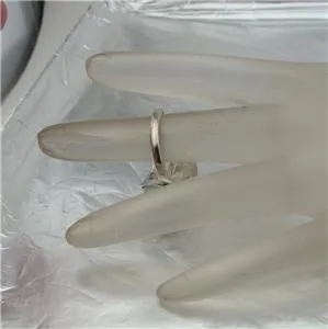 Hadar Designers Handmade 925 Sterling Silver Aqua Quartz Ring sz 6.5, 7 () SALE