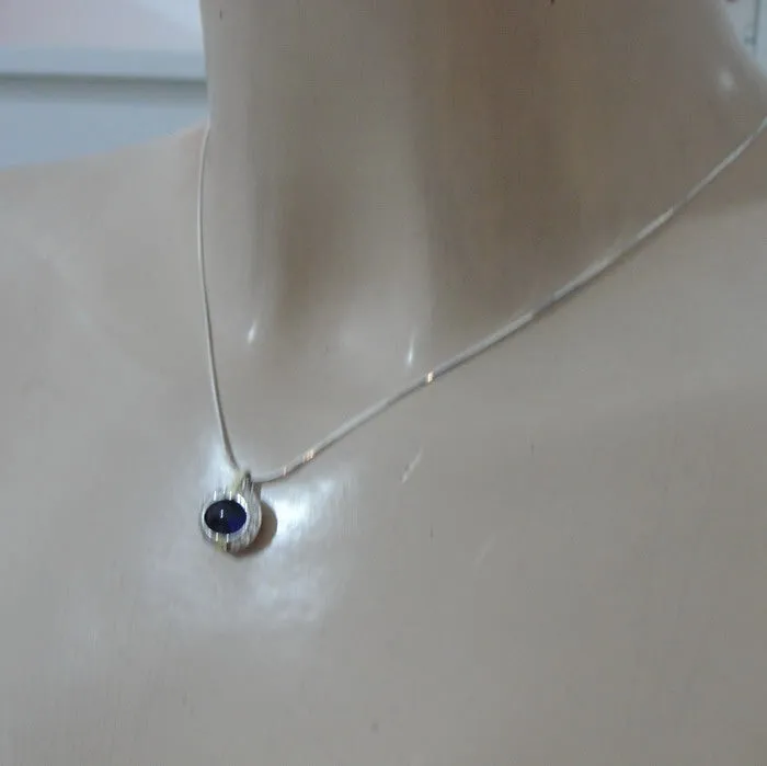 Hadar Designers Handmade 9k Yellow Gold 925 Silver Amethyst Set (ms 1079)y